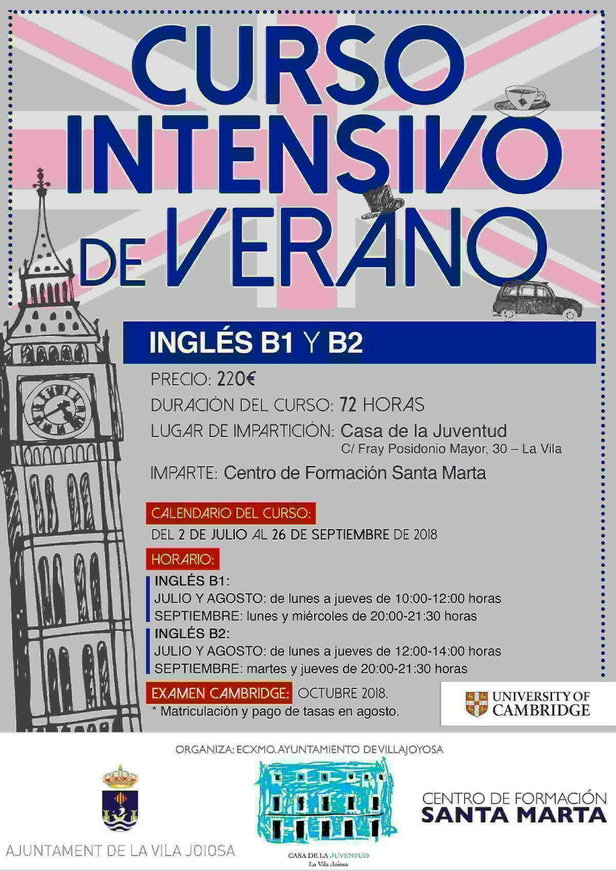La Vila · Juventud organiza un curso intensivo de inglés 