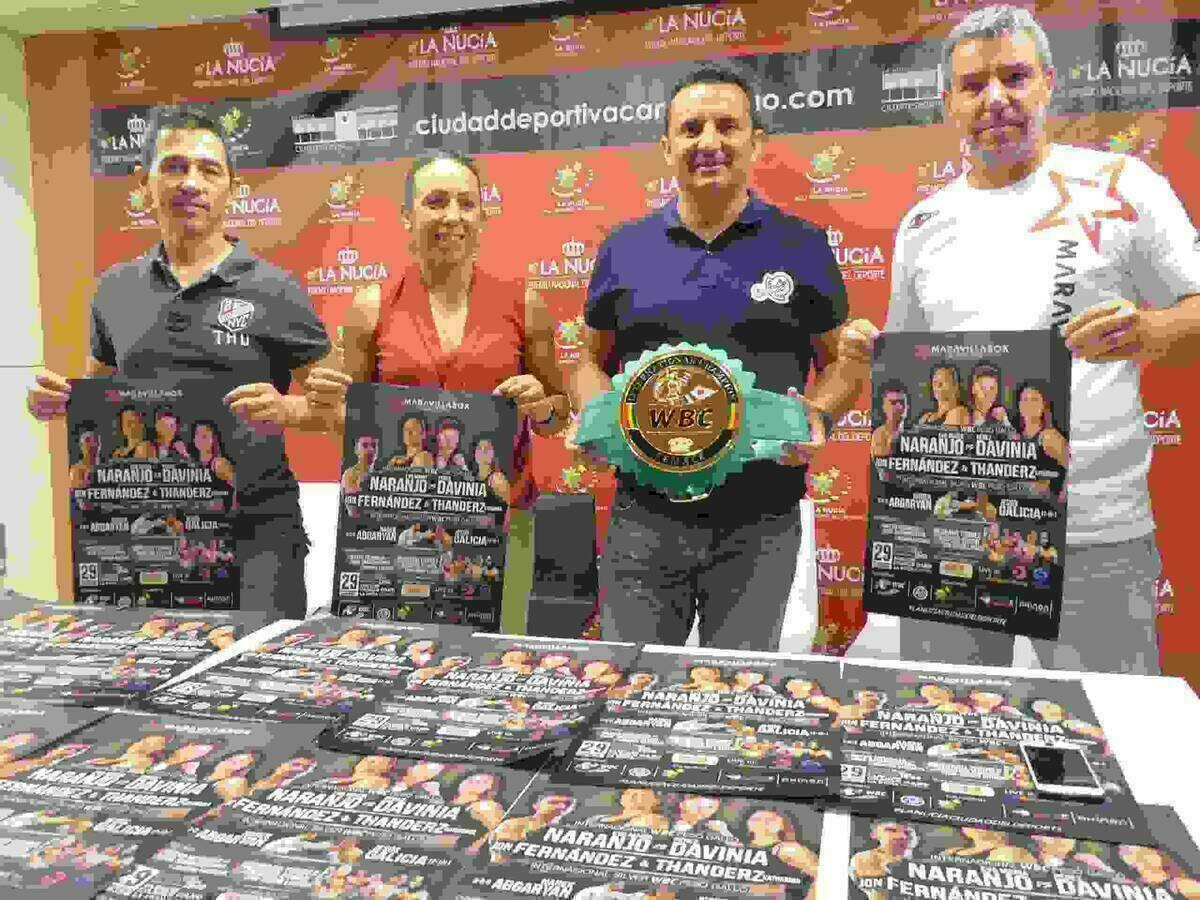 Eva Naranjo boxeará por un título internacional  en La Nucía el viernes 29 de junio