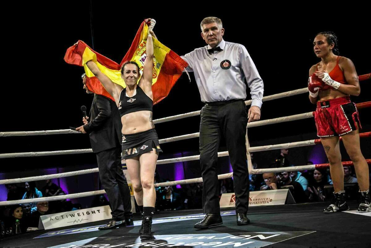 Eva Naranjo derrota por KO técnico a Angelique Hernández en Noruega