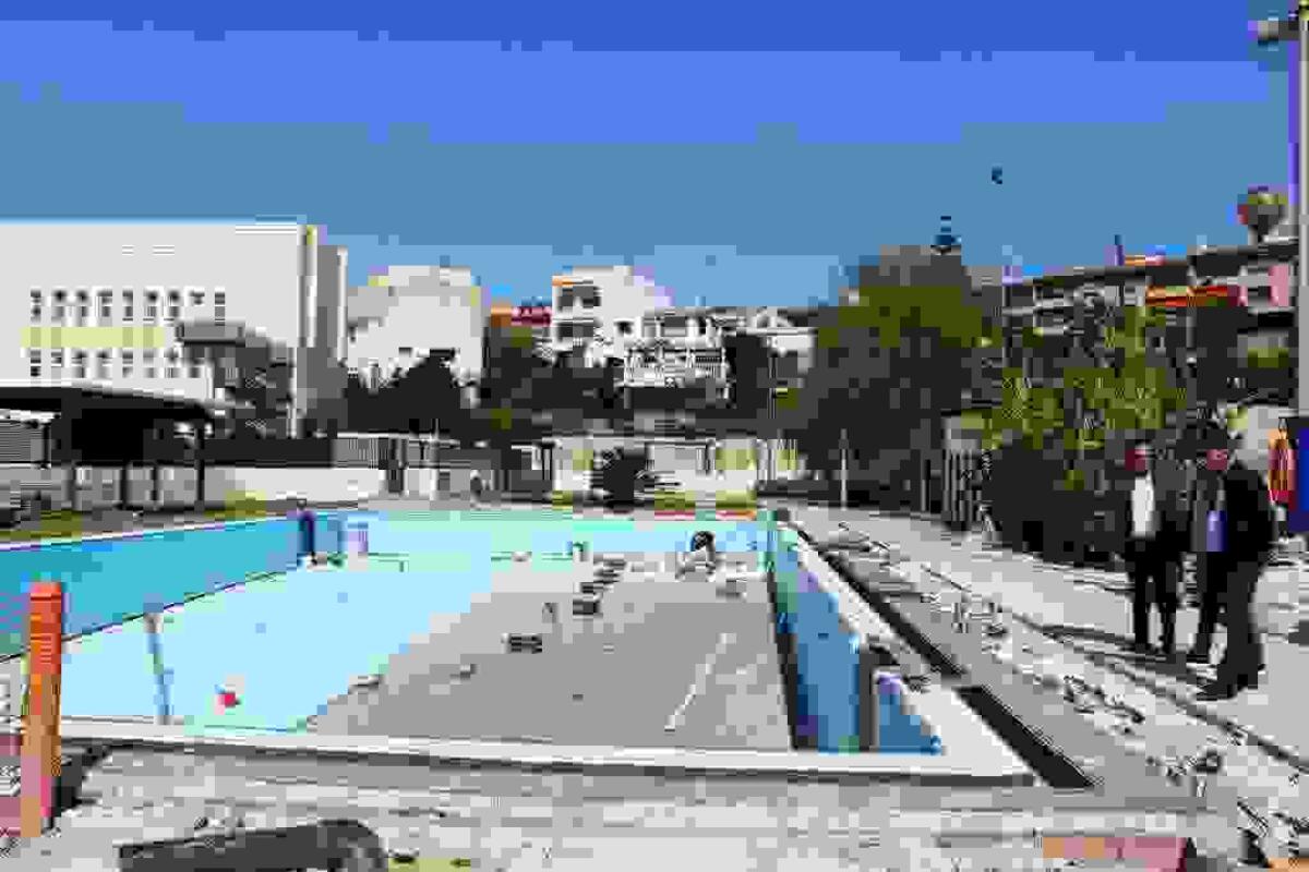 Las obras de la piscina municipal de Finestrat entran en su recta final