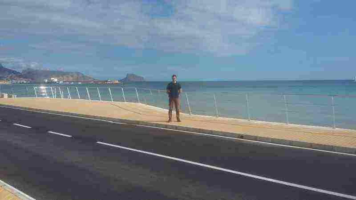 Altea · Finalizan las obras de mejora y reparación en el frente litoral de Cap Blanch en la carretera del Albir