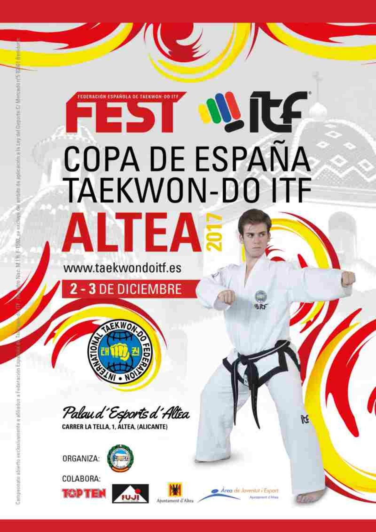 Altea acogerá los días 2 y 3 de diciembre la Copa de España de Taekwon-do ITF