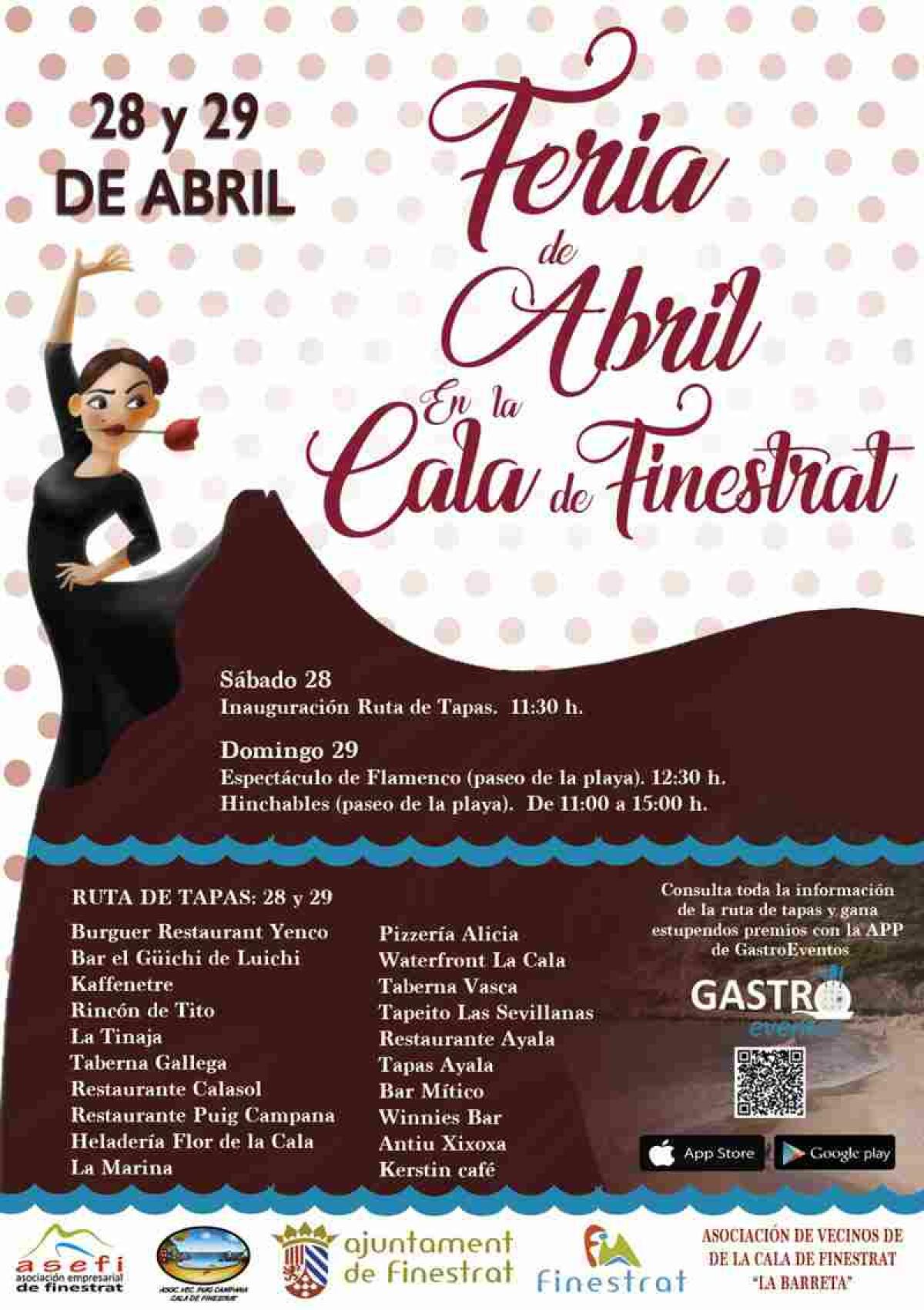 La Cala de Finestrat se prepara para la “Feria de Abril” que se celebra el fin de semana del 28 y 29 