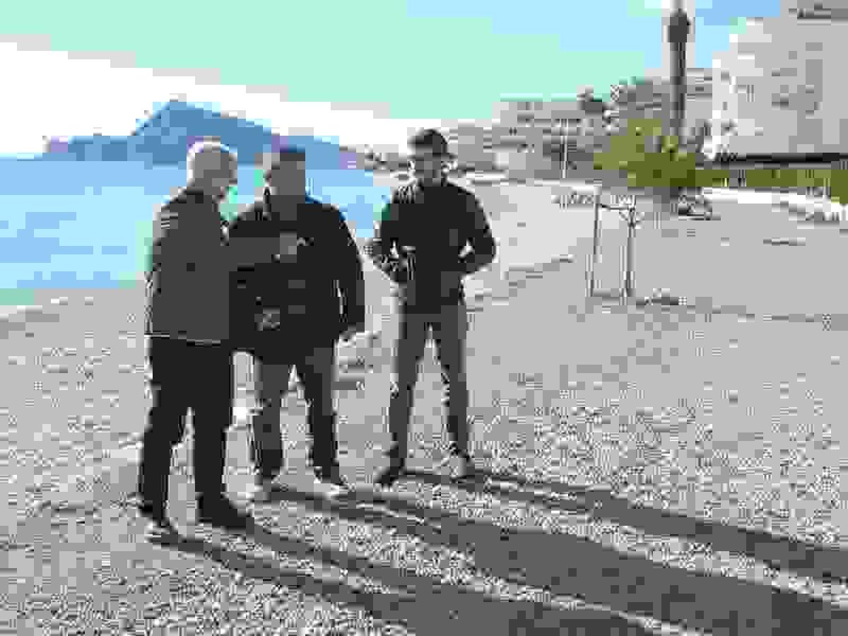 Altea · Empiezan las obras de mejora de la playa de Cap Negret