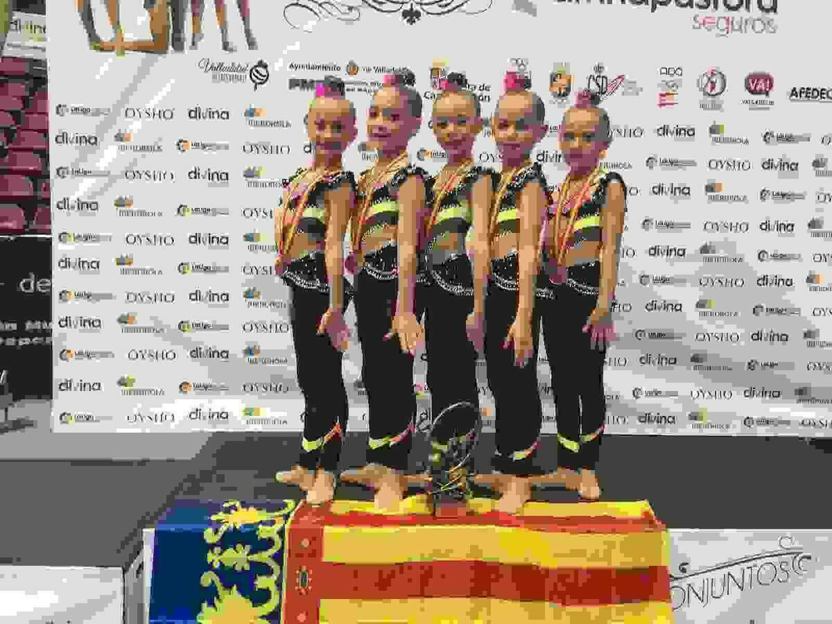 Callosa · Bronce para las benjaminas del Club de Gimnasia Les Marines en el Campeonato de España de Conjuntos