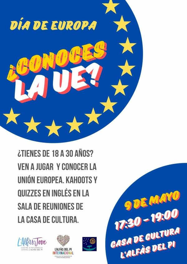 L’Alfàs celebra mañana el Día de Europa con un acto institucional abierto al público