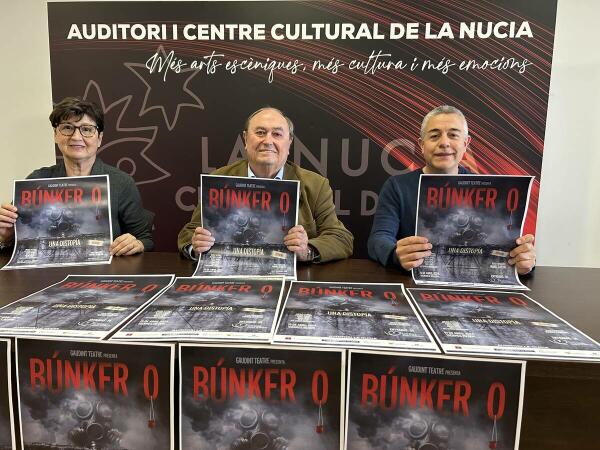 Gaudint Teatre estrena “Bunker 0” en l’Auditori de La Nucia el 19 de abril