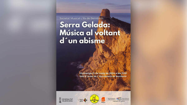 La Societat Musical L’Illa de Benidorm ofrece un concierto monográfico sobre la Serra Gelada