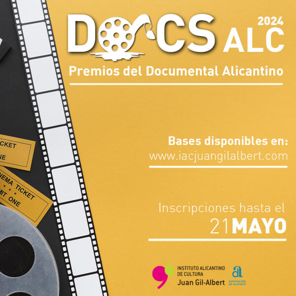El Instituto Juan Gil-Albert aumenta a 3.000 euros la dotación del primer Premio del Documental Alicantino