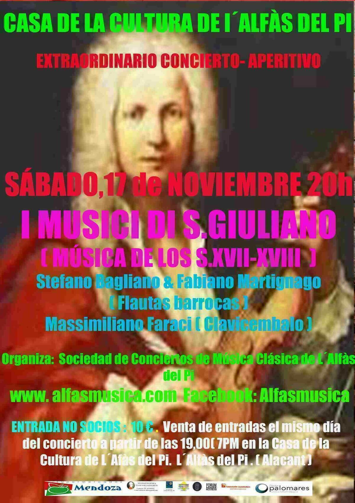 Concierto de I Musici di San Giuliano este sábado en l’Alfàs