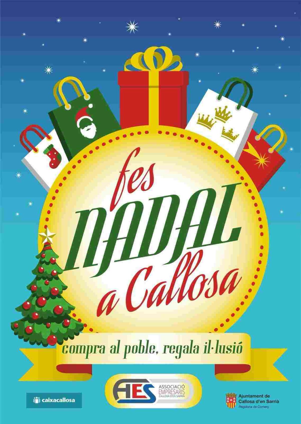 Callosa · AES lanza una campaña de Navidad para impulsar las compras en el comercio local