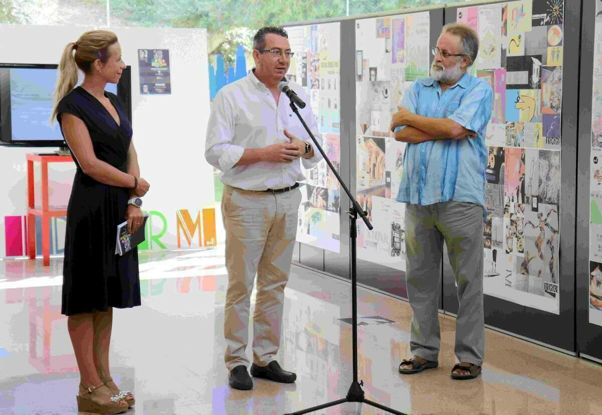 Benidorm · El Espai d’Art acoge una muestra retrospectiva del diseñador municipal Alejandro Guijarro