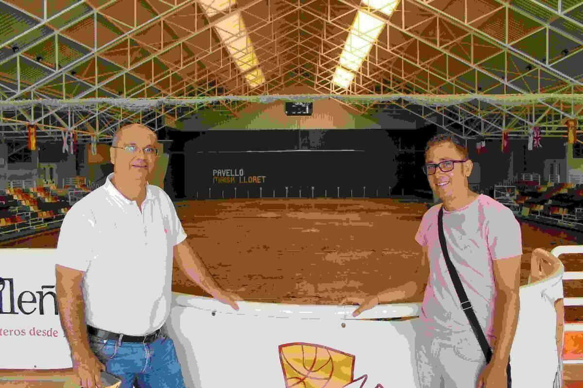 La Vila Joiosa renueva el pavimento del polideportivo Maisa Lloret