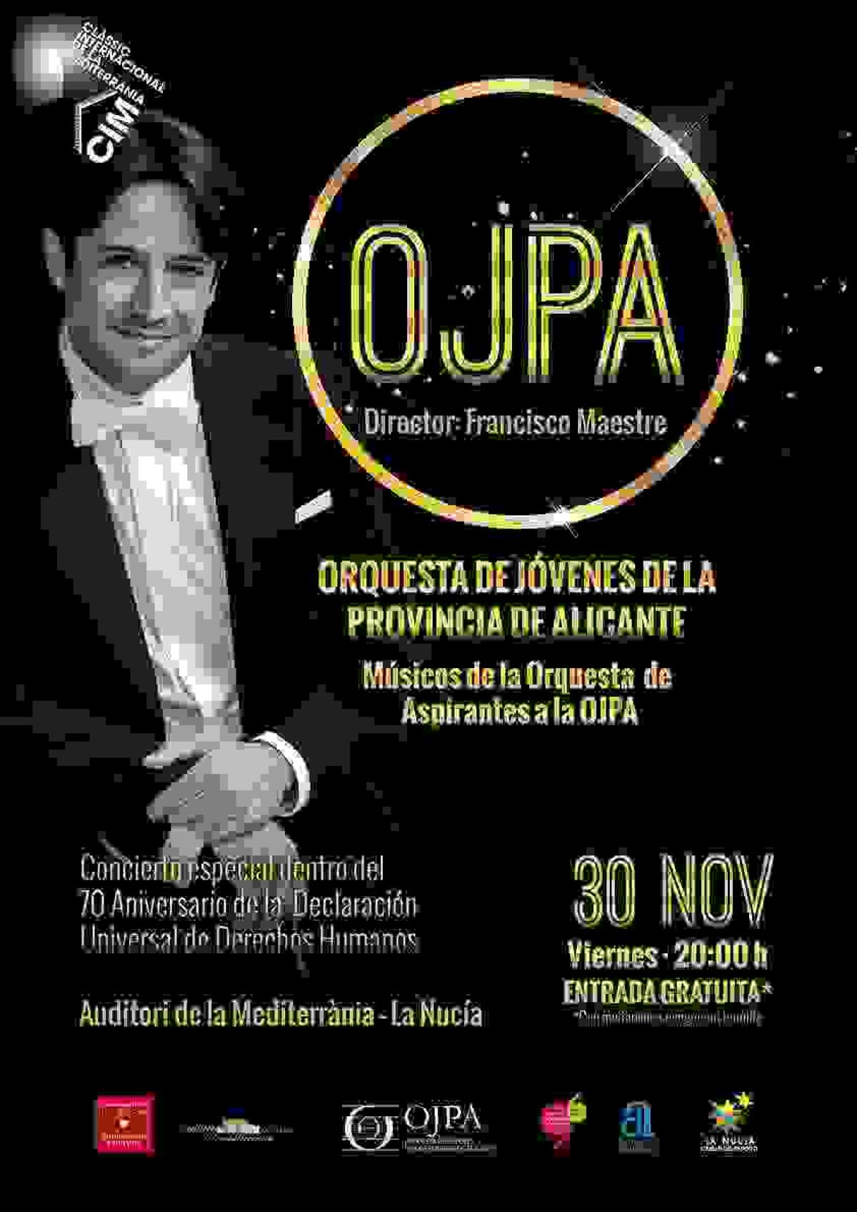 Concierto gratuito de la Orquesta de Jóvenes  de la Provincia de Alicante en La Nucía
