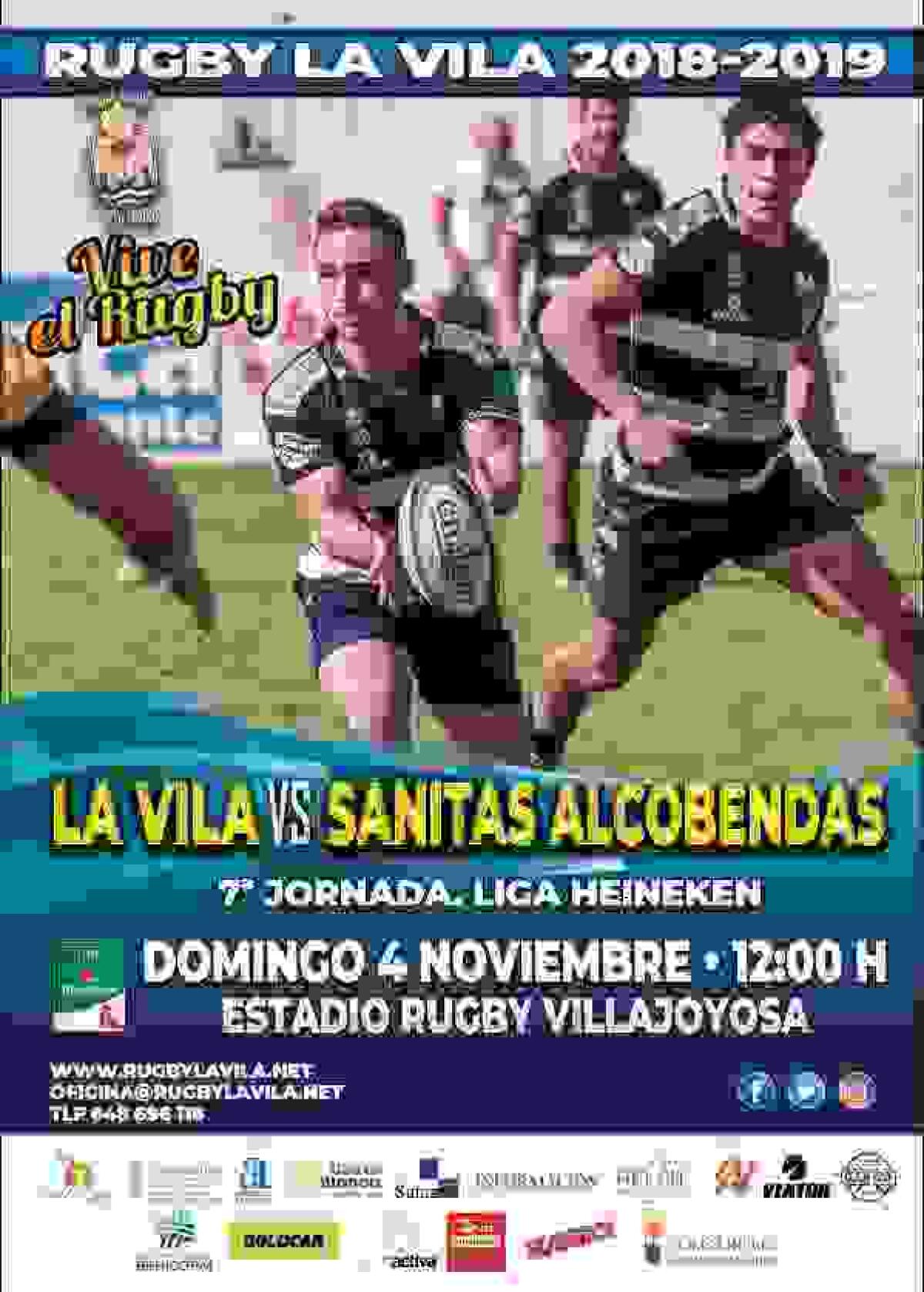 Rugby · La Vila recibe al líder Alcobendas