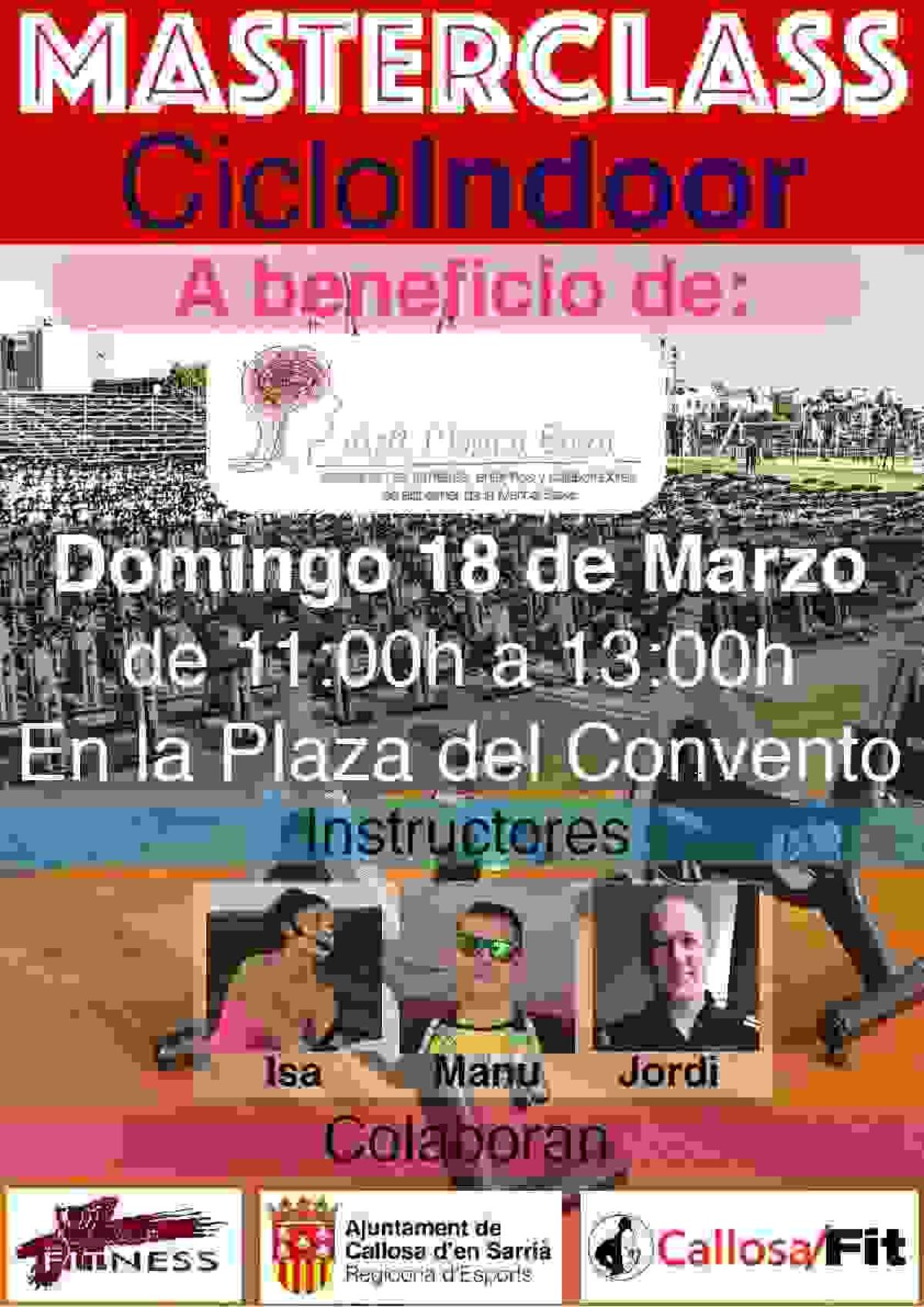 Callosa · La Plaza del Convent se convierte el domingo en una gran sala de CicloIndoor