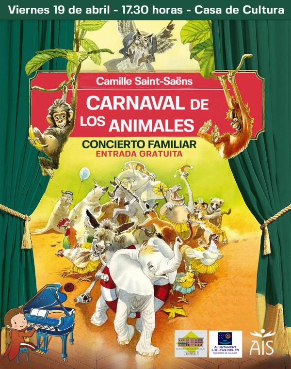 AIS International School organiza el concierto familiar gratuito ‘Carnaval de los Animales’