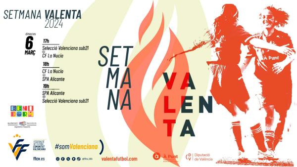 La Federación Valenciana de Fútbol (FFCV) elige a Benidorm como epicentro de los actos de la ‘Setmana Valenta 2024’ 